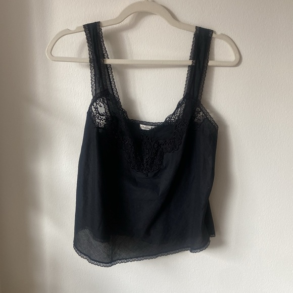 Vintage Christian Dior Lace Tank Top - Picture 3 of 7